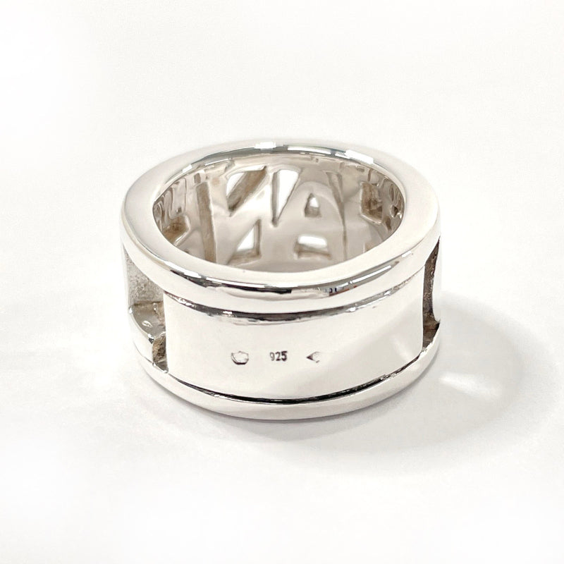 CHANEL Ring logo Silver925 #13(JP Size) Silver Women Used