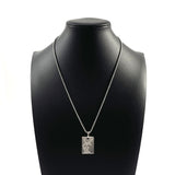 YVES SAINT LAURENT Necklace with logo Silver925 Silver Women Used