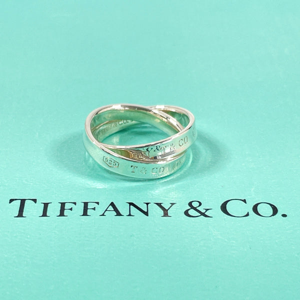 TIFFANY&Co. Ring 1837 Interlocking circle Silver925 #8(JP Size) Silver Women Used