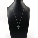 Damiani Necklace Metropolitan Cross Silver925/Black diamond Silver unisex Used