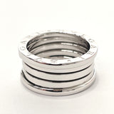BVLGARI Ring Be zero one 4 band ring K18 white gold #15(JP Size) Silver unisex Used