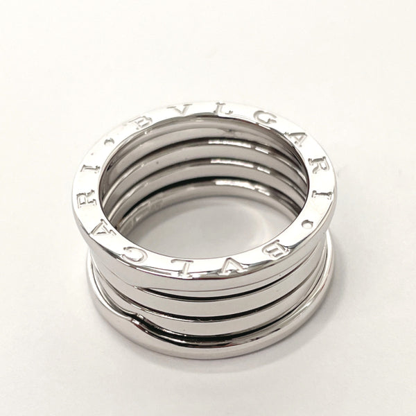 BVLGARI Ring Be zero one 4 band ring K18 white gold #15(JP Size) Silver unisex Used