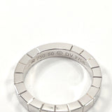 CARTIER Ring Laniere K18 white gold #9(JP Size) Silver Women Used