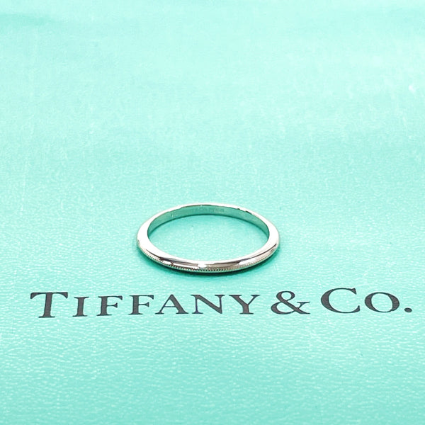 TIFFANY&Co. Ring Pt950Platinum #9(JP Size) Silver Women Used
