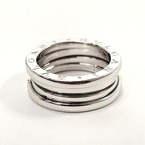 BVLGARI Ring Be zero one 2 bundling K18 white gold #14(JP Size) Silver unisex Used