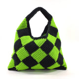 MARNI Handbag SHMH0050A0FW305CHB80 tech wool small bag Marni Market wool green green Women Used