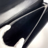 LOUIS VUITTON Clutch bag M63962 Aegean Opera line leather Black Black unisex Used
