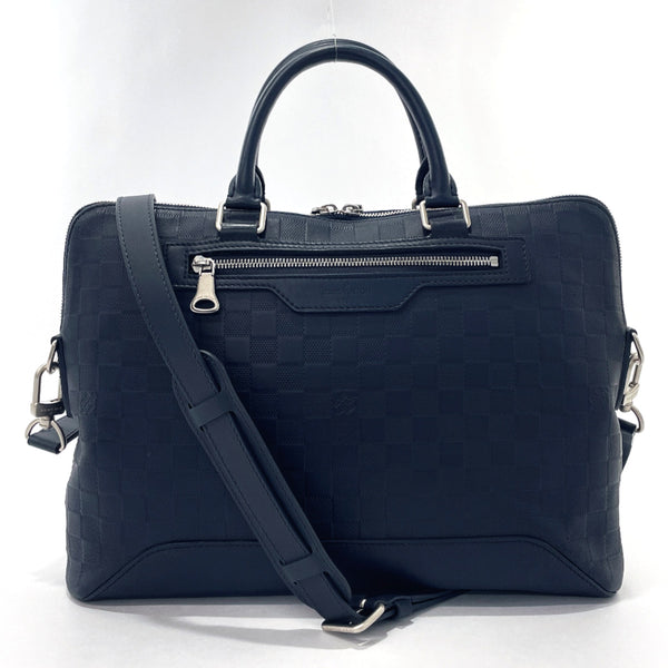 LOUIS VUITTON Business bag N41020 Avenue briefcase Damier Infini Navy mens Used