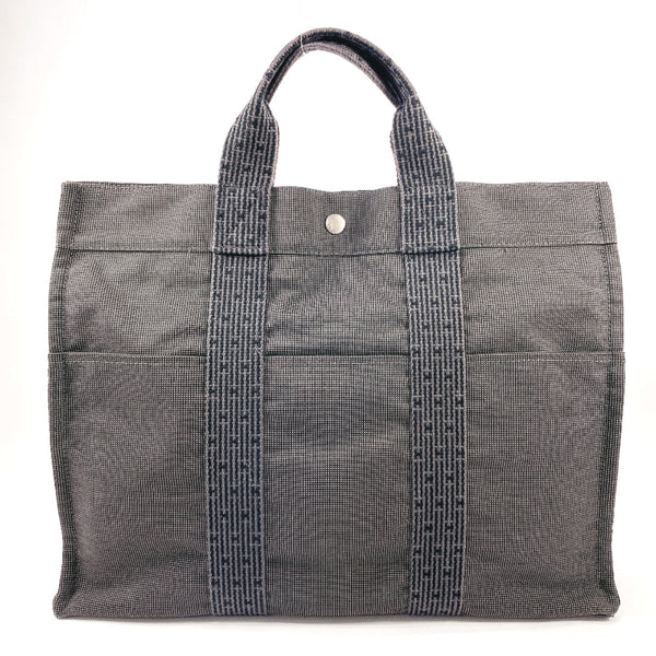HERMES Tote Bag Her Line Tote MM Tower ash gray unisex Used