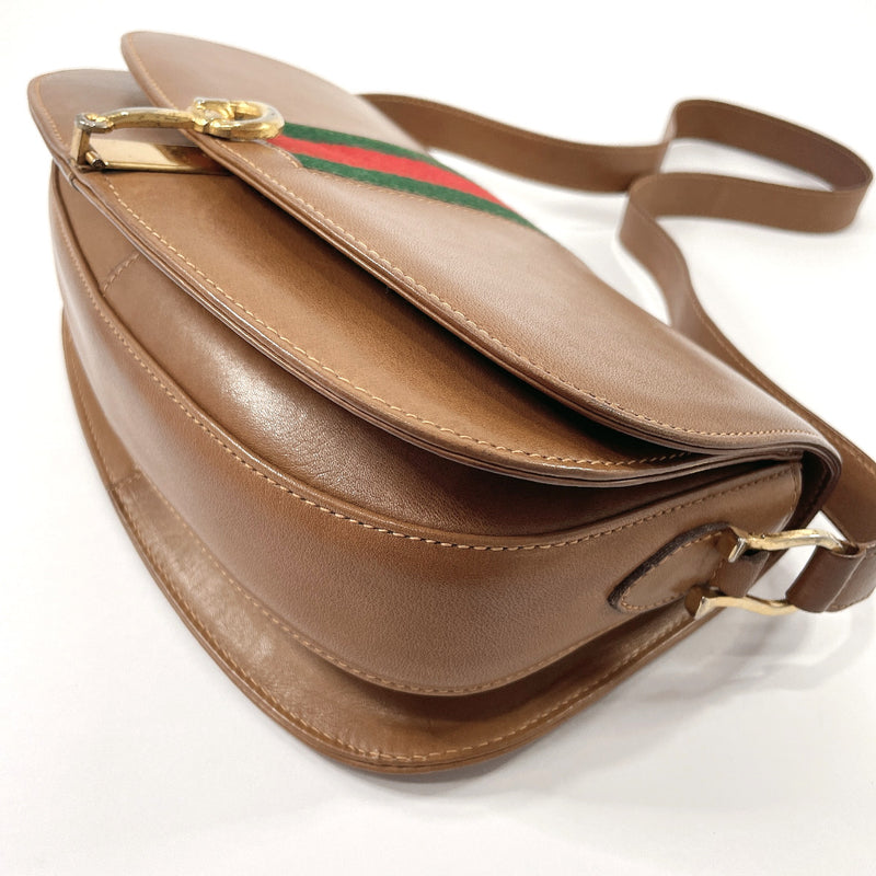 GUCCI Gucci Shelly Line GG Supreme Shoulder Bag PVC Leather Brown Old  Vintage 20200328