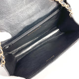 CHANEL Shoulder Bag ChainShoulder COCO Mark lambskin Black Women Used