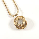 Christian Dior Necklace metal/Rhinestone gold Women Used