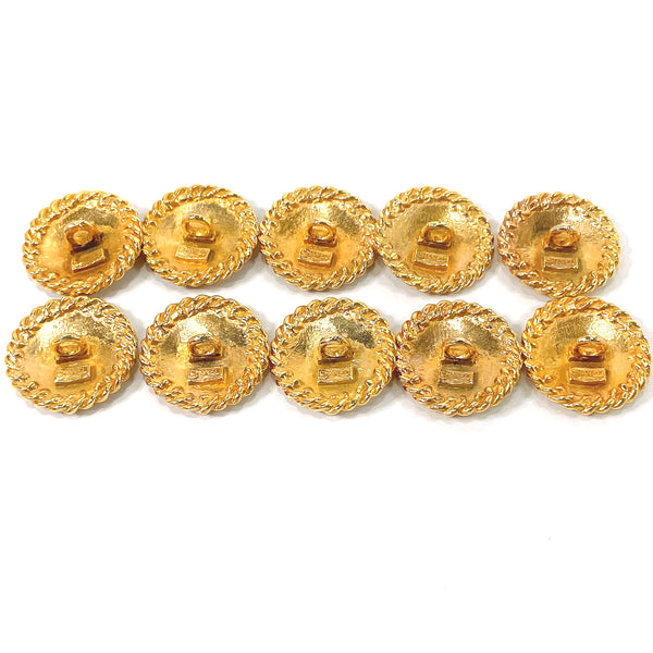 CHANEL Other accessories Set of 10 buttons COCO Mark metal gold Women Used
