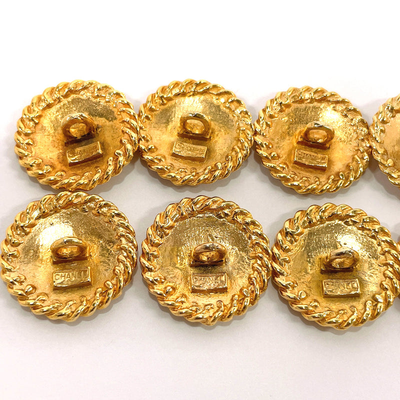 CHANEL Other accessories Set of 10 buttons COCO Mark metal gold