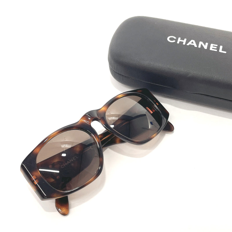 CHANEL sunglasses 01450 91235 COCO Mark Synthetic resin Brown Women Us –
