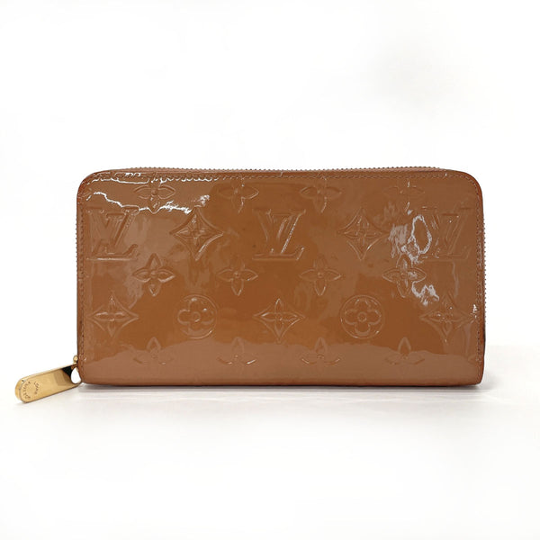 LOUIS VUITTON purse M91599 Zippy wallet Monogram Vernis beige beige Women Used