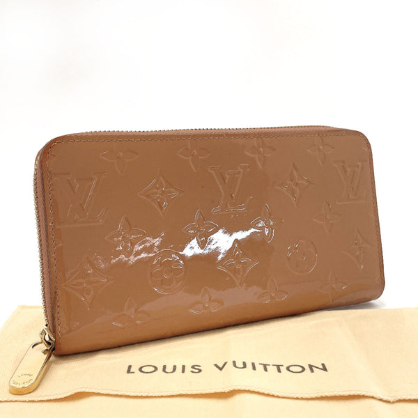 LOUIS VUITTON purse M91599 Zippy wallet Monogram Vernis beige beige Women Used