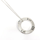 TIFFANY&Co. Necklace Atlas circle Silver925 Silver Women Used