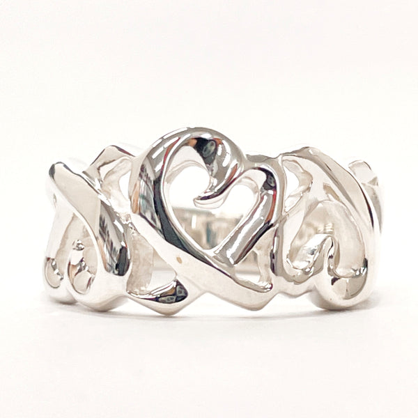 TIFFANY&Co. Ring Triple rubbing heart Paloma Picasso Silver925 #8(JP Size) Silver Women Used
