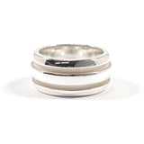 TIFFANY&Co. Ring Atlas grooved Double line Silver925 #10.5(JP Size) Silver Women Used