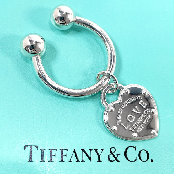 TIFFANY&Co. key ring return to love Silver925 Silver unisex Used