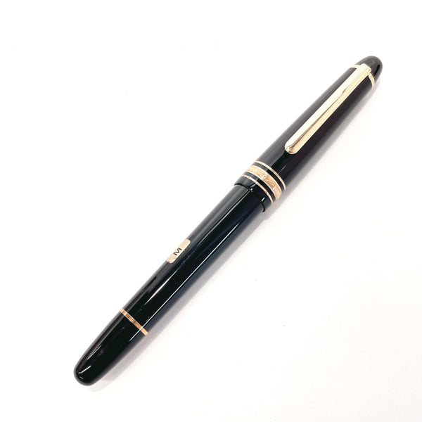 MONTBLANC fountain pen Meisterstik Tix Synthetic resin/K14 Gold Black unisex Used