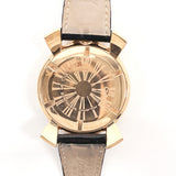 Gaga Milano Watches Manure Stainless Steel/leather gold gold mens Used