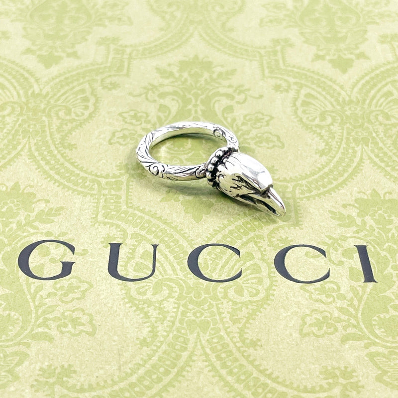 Gucci Silver Garden Snake Ring for Men