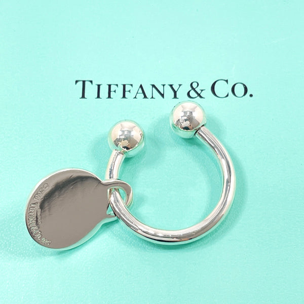 TIFFANY&Co. key ring Round tags Silver925 Silver unisex Used