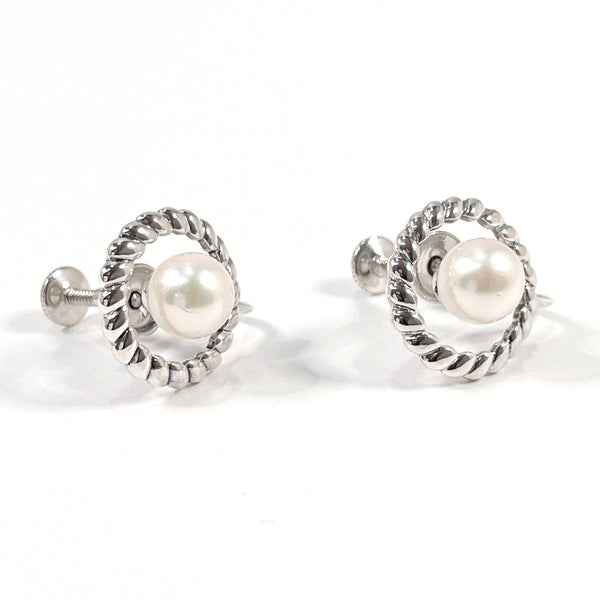 MIKIMOTO Earring Silver/Pearl Silver Women Used