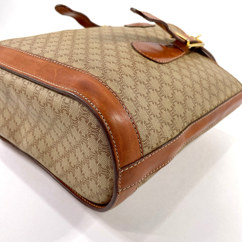 CELINE Tote Bag M94 vintage Macadam PVC Brown Women Used –