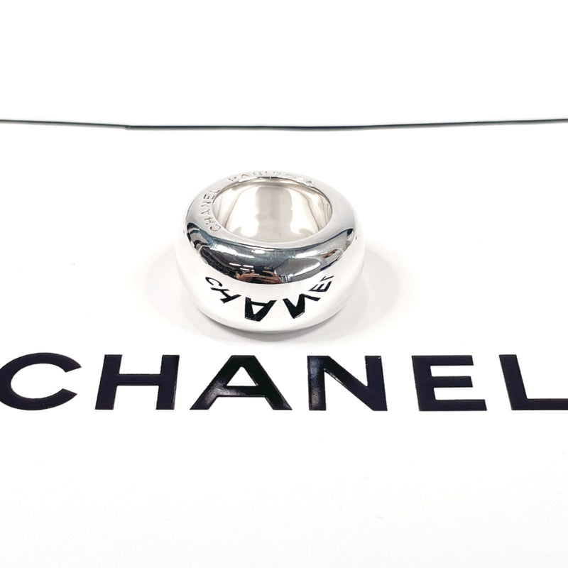 CHANEL 925 Silver Logo Ring Size 6 1/4 - Canadian Consignment Shop Preowned  luxury – Preloved Lux