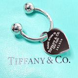 TIFFANY&Co. key ring heart tag key ring Return to Silver925 Silver unisex Used