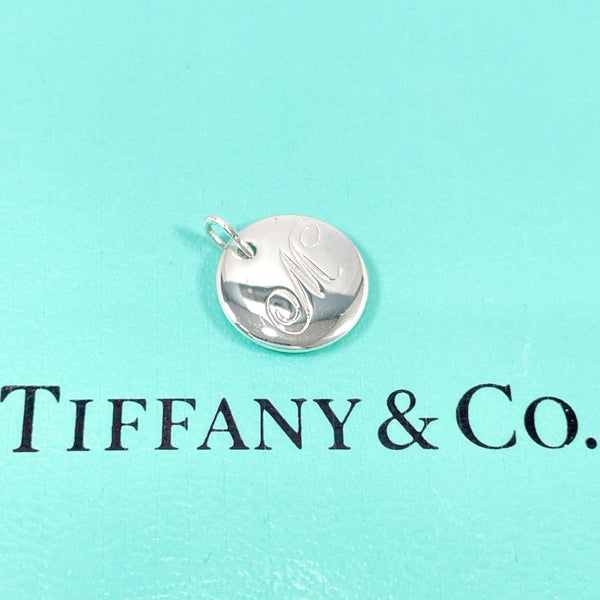 TIFFANY&Co. Pendant top Initial M Silver925 Silver unisex Used