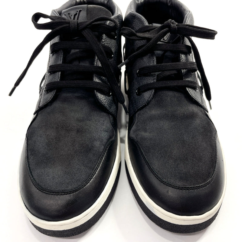 LOUIS VUITTON S/S 2012 Ace Graphite Damier Canvas and Leather Low Top  Sneaker at 1stDibs