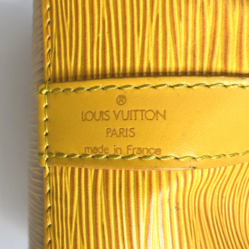 Louis Vuitton, Louis Vuitton Yellow Epi Leather Pochette Wristlet