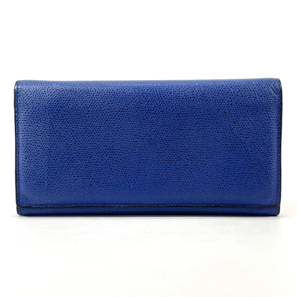 Valextra purse leather blue mens Used
