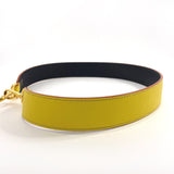 FENDI Shoulder strap Strap you leather yellow Women Used