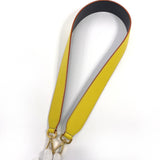 FENDI Shoulder strap Strap you leather yellow Women Used