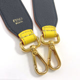 FENDI Shoulder strap Strap you leather yellow Women Used