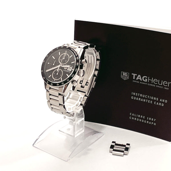 TAG HEUER Watches CV201AJ-0 Carrera Caliber 16 Stainless Steel/Stainless Steel Silver Silver mens Used