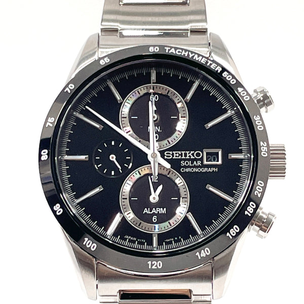 SEIKO Watches V172-0AP0 Chronograph Spirit Stainless Steel/Stainless Steel Silver Silver mens Used