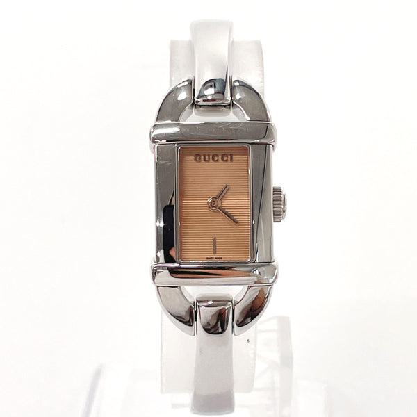 GUCCI Watches 6800L Bangle watch Stainless Steel/Stainless Steel Silver Silver Women Used