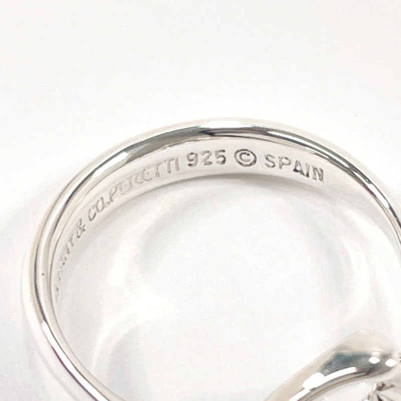 TIFFANY&Co. Ring Open heart Elsa Peretti Silver925 #8.5(JP Size) Silver Women Used
