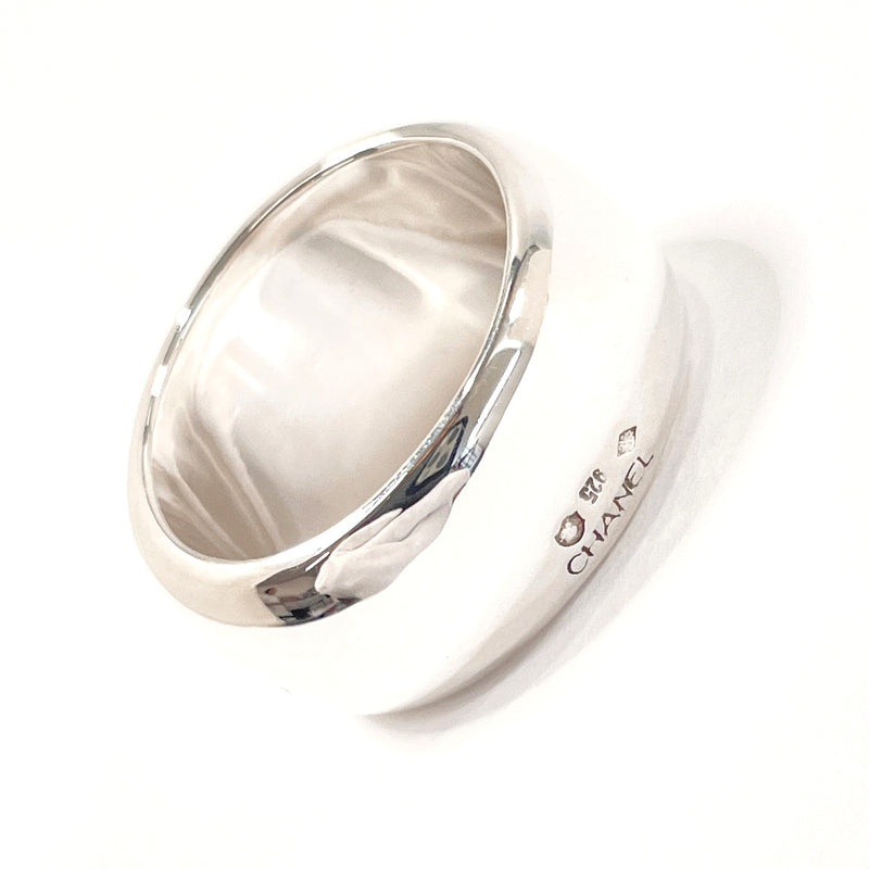 CHANEL Ring logo Silver925 #13.5(JP Size) Silver Women Used –