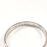 CARTIER Ring Wedding ring Pt950Platinum #13(JP Size) Silver Women Used