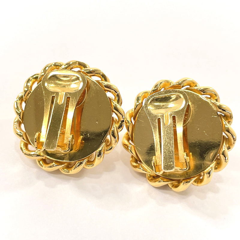 CELINE Earring metal/Fake pearl gold Women Used