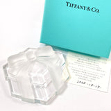 TIFFANY&Co. Other accessories Paper weight blue box motif Glass clear Women Used