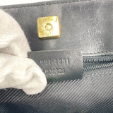 GUCCI Shoulder Bag 001・4231 one belt GG canvas/leather Black Women Used