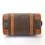 CELINE Handbag Macadam Mini Boston PVC/leather Brown Women Used
